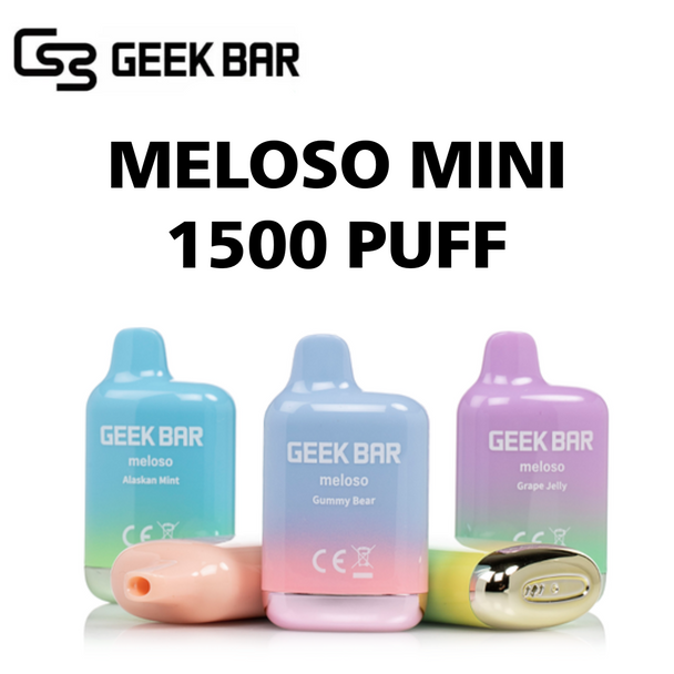 GEEK BAR - MELOSO MINI 1500 PUFF DISPOSABLE - 10PC
