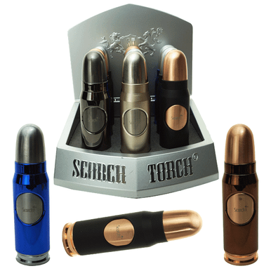 Scorch Torch - BULLET - Easy Grip Single Flame Torch - 9 PCS