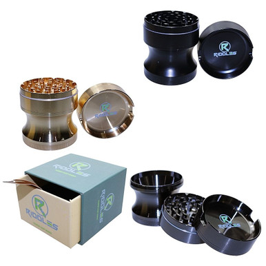 Riddles 63 mm OG Razor Sharp Blades 4-Piece Herb Grinder-HX141