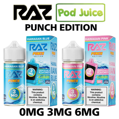 RAZ PUNCH EDITION - POD JUICE - E Juice 100ml