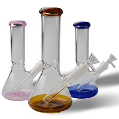 4mm – 8” Classic Colored Bottom Beaker W/ Ice Pinch - Ice Catcher.