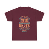 Matthew 7:7 Graphic T-Shirt