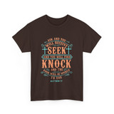 Matthew 7:7 Graphic T-Shirt