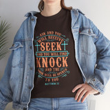 Matthew 7:7 Graphic T-Shirt