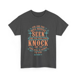 Matthew 7:7 Graphic T-Shirt