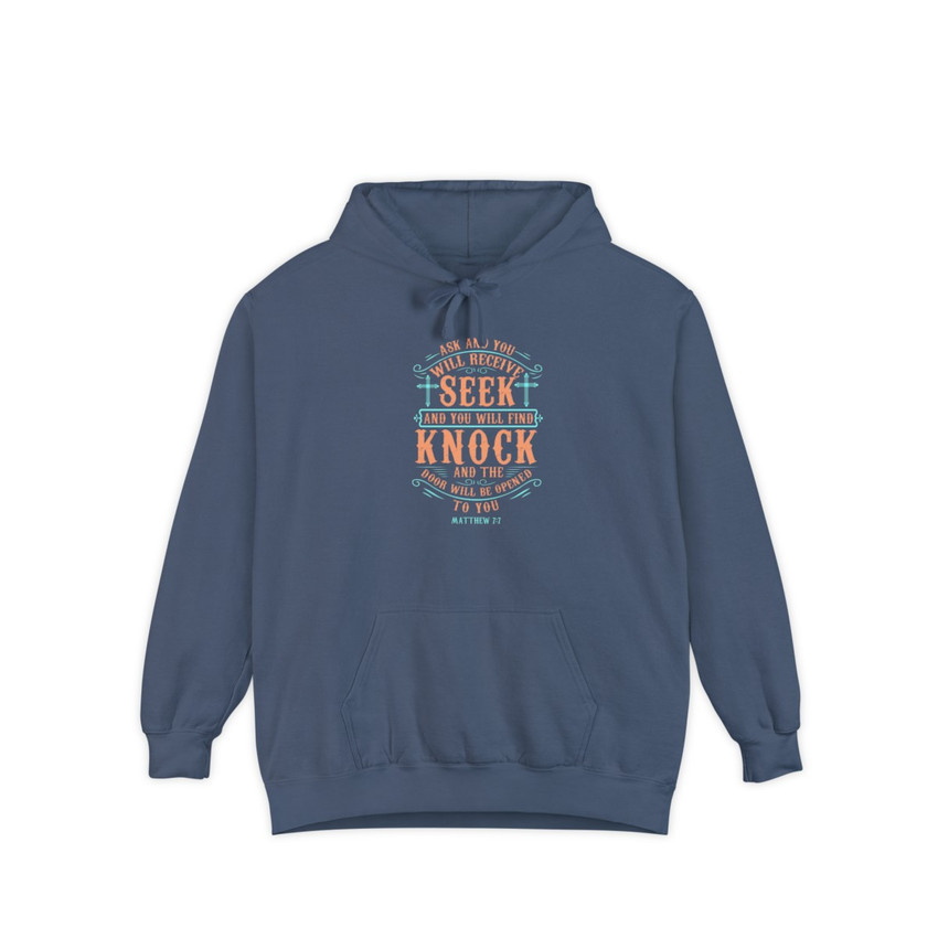 Mathew 7:7  Graphic Hoodie