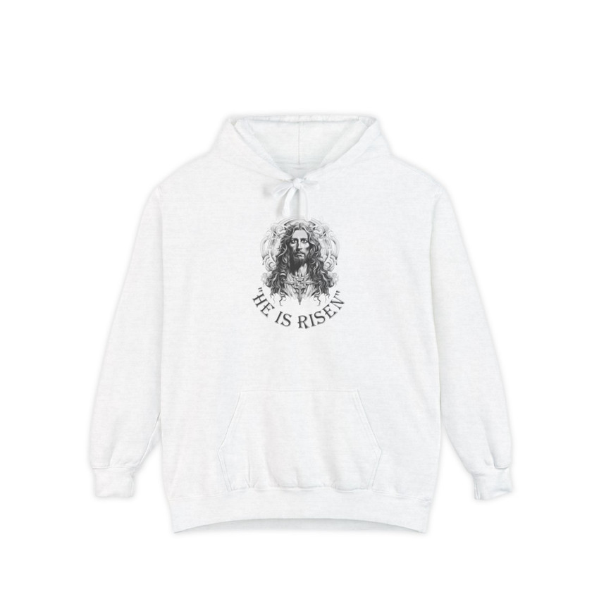He is Risen Hoodie - Christian Graphic Hoodie