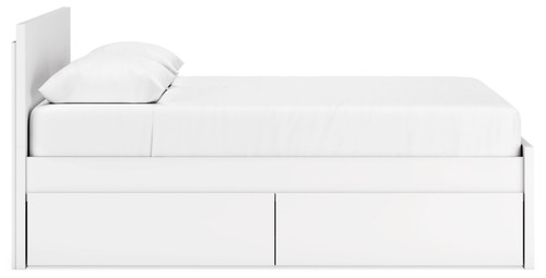 Onita Queen Panel Platform Bed with 1 Side Storage (EB9630B12)
