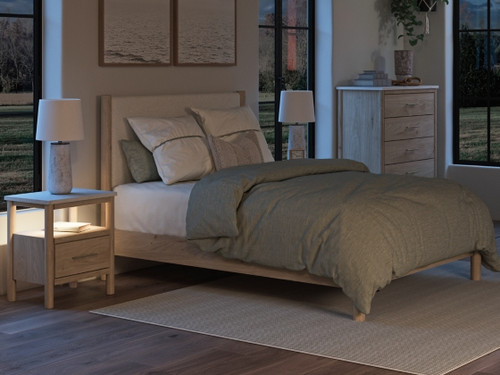 Cadmori Queen Upholstered Panel Bed (B2615B4)