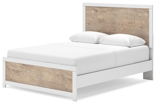 Charbitt Queen Panel Bed, Dresser, Mirror and Nightstand (B2035B8)