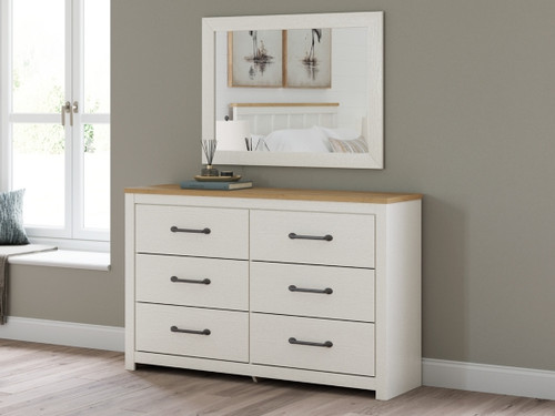 Linnocreek Full Panel Headboard, Dresser and Mirror (B3340B12)