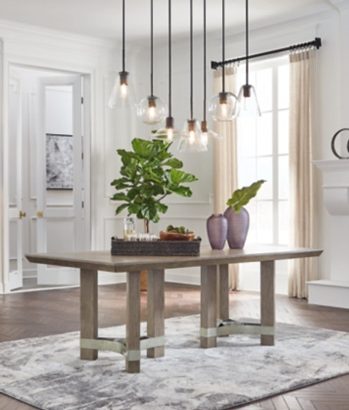 Chrestner Dining Table and 6 Chairs (D983D5)