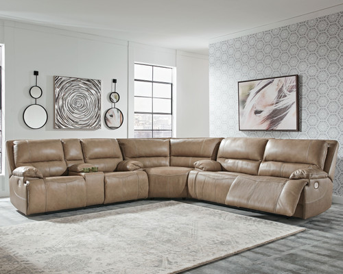 Furniture > Living Room > Reclining Furniture > Leather Reclining Power Sectionals