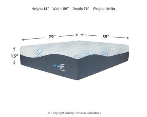 Millennium Luxury Plush Gel Latex Hybrid Queen Mattress (M50831)