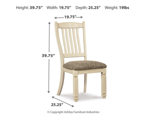 Bolanburg Dining Table, 6 Chairs, and Bench (D647D26)