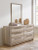 Hasbrick Dresser and Mirror (B2075B5)