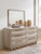 Hasbrick Dresser and Mirror (B2075B5)