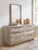 Hasbrick Dresser and Mirror (B2075B5)