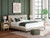 Cielden King Upholstered Bed with Roll Slats (B1199-82)