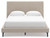 Cielden Queen Upholstered Bed with Roll Slats (B1199-81)