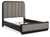 Rowanbeck Queen Upholstered Panel Bed, Dresser and Mirror (B821B3)