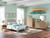 Cielden Full Upholstered Bed with Roll Slats (B1199-72)