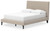Cielden Full Upholstered Bed with Roll Slats (B1199-72)