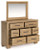 Galliden Queen Panel Bed, Dresser and Mirror (B841B3)