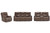 Wurstrow Power Reclining Sofa, Loveseat and Recliner (U54603U2)