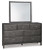 Caitbrook Dresser, Mirror and 2 Nightstands (B476B25)