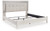 Zyniden King Upholstered Panel Bed, Dresser and Mirror (B2114B12)