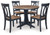 Landocken Dining Table and 4 Chairs (D502D1)