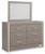 Surancha Queen/Full Panel Headboard, Dresser and Mirror (B1145B14)