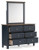 Landocken Full Panel Headboard, Dresser and Mirror (B414B14)