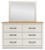 Linnocreek Full Panel Headboard, Dresser and Mirror (B3340B12)
