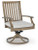 Rainier Ranch Outdoor Swivel Chair with Cushion (Set of 2) (P701-602A)