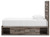 Graystorm Twin Panel Bed with Storage (B2405B19)