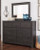 Brinxton King Panel Bed, Dresser, Mirror, Chest and Nightstand (B249B22)