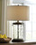 Tailynn - Clear / Bronze Finish - Glass Table Lamp (1/CN)
