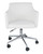 Baraga - White - Home Office Swivel Desk Chair