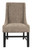 Sommerford - Black / Brown - Dining Uph Arm Chair (2/CN)