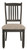 Tyler - Black / Grayish Brown - Dining Uph Side Chair (2/CN) - Slatback