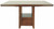Ralene - Medium Brown - Rect Drm Counter Ext Table