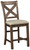 Moriville - Beige - Upholstered Barstool (2/CN)