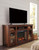 Harpan - Reddish Brown - Xl TV Stand W/Fireplace Option
