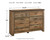 Trinell - Brown - Six Drawer Dresser