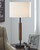 Maliny - Black / Brown - Wood Table Lamp (2/CN)