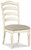 Realyn - Chipped White - Dining Uph Side Chair (2/CN) - Ladderback