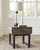 Mondoro - Grayish Brown - Square End Table