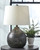 Maire - Black / Gold Finish - Metal Table Lamp (1/CN)